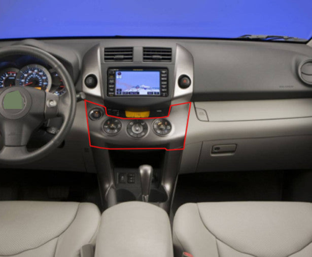 4P For Rogue 2014-2020 Red Carbon Fiber Inner Door Bowl Panel Cover Trim v