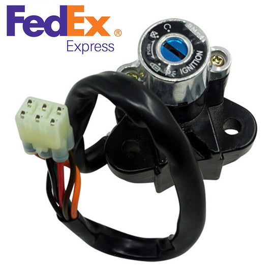 Motorcycle aluminum alloy modified ignition key lock kit switch suitable for - n