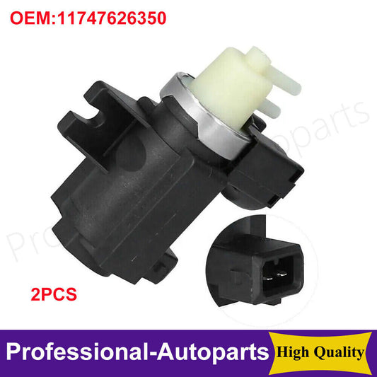 2PCS Turbocharger Boost Solenoid Valve 11747626350 for BMW E90 335i E60 535i 550