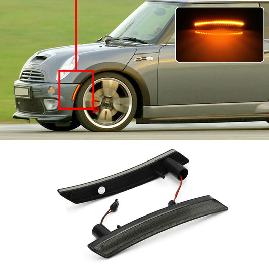 Smoked lens front marker light suitable for Mini Cooper R55 R56 R57 R58 R59 R60 R61- v