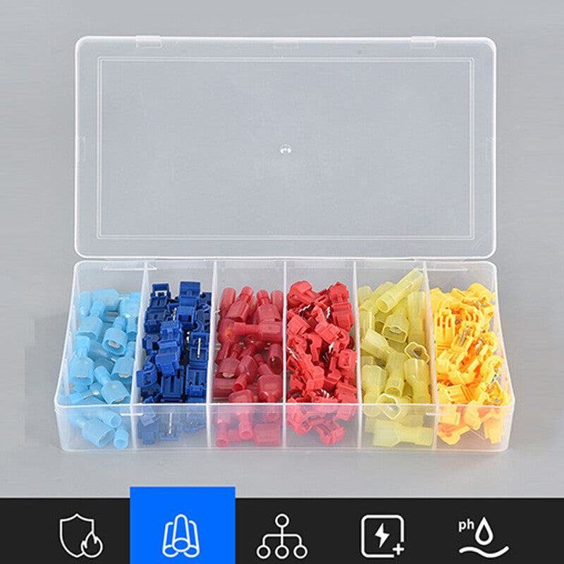 120-piece set of automatic terminal cable connector wire connection block crimping kit - n