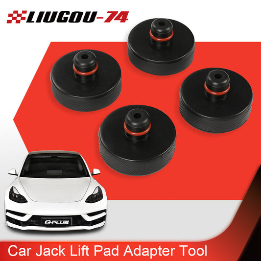 4 Pack for Model 3,Y,S,X Rubber Car Jack Point Lift Adapter Tool - v
