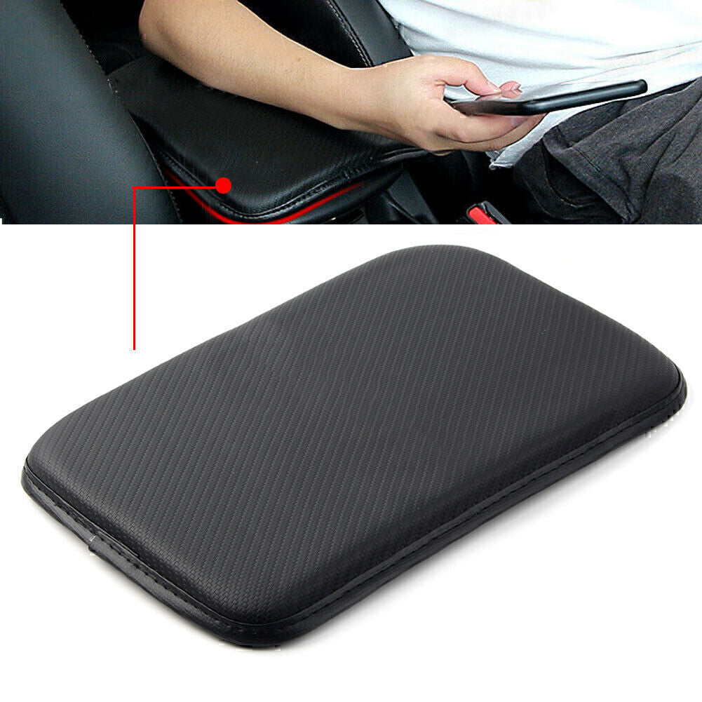 Car Armrest Pad Cover Center Console Box Pu Leather Mat Cushion  for ford  Racing Q