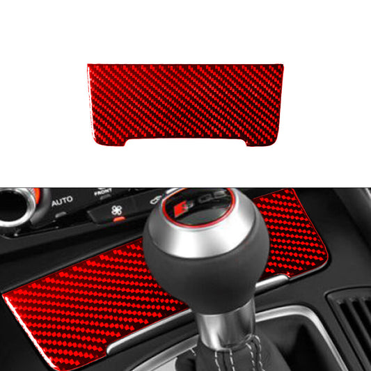 Red Carbon Fiber Interior Gear Shift Frame Cover Trim for Lexus RX300 1998-2003 v