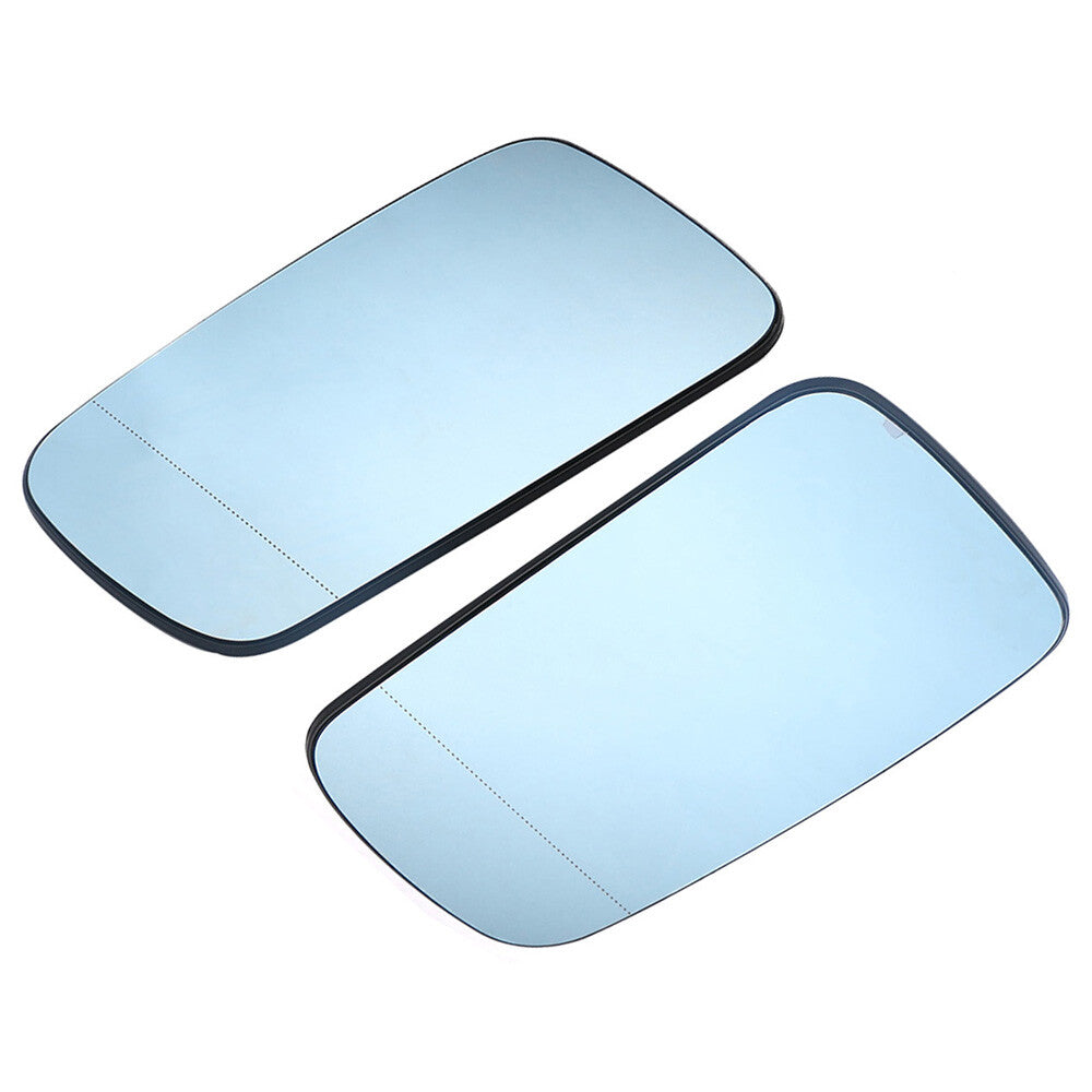 Blue Door Mirror Glass Heated Left Right Fit for BMW 3 7 Series E46 E65 E66