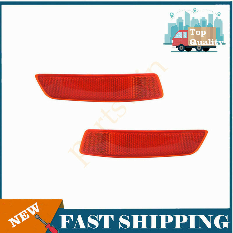 1. Dual rear bumper reflectors suitable for Lexus ES300h, ES350, and GS350h (2013-2017).