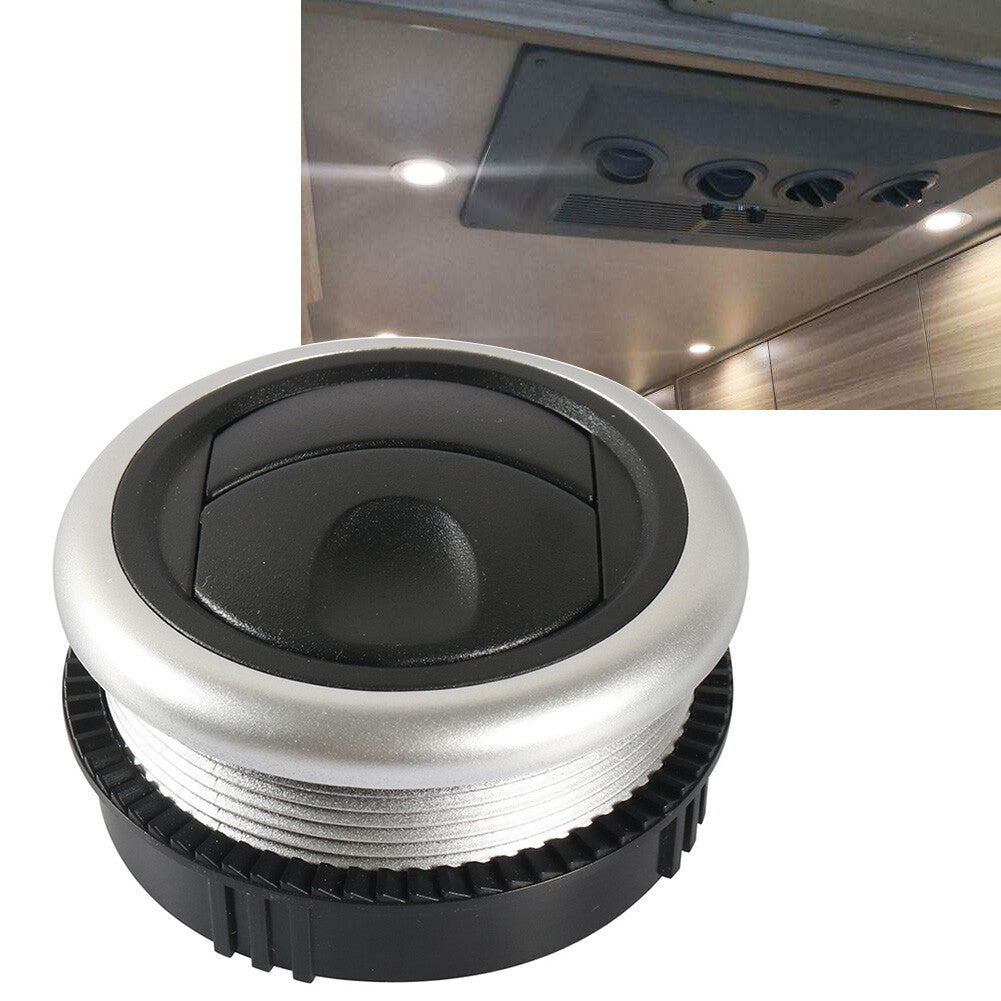 Round Rotating Air Conditioning Vent Ventilation Outlet Fit RV Boat Bus ¦µ71/63mm