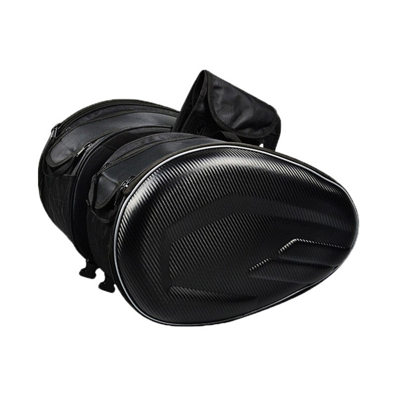 2x Waterproof Motorcycle Saddlebags Helmet Saddle Side Bag Tail Luggage Suitcase