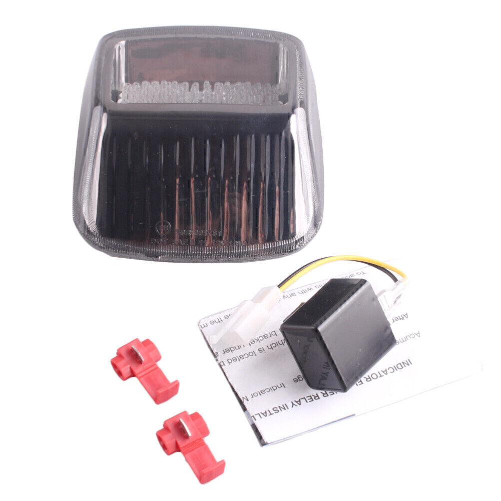 for Harley Deuce All Years / V-ROD 2002-2011 1x Smoke LED Taillight Brake Lamp Q