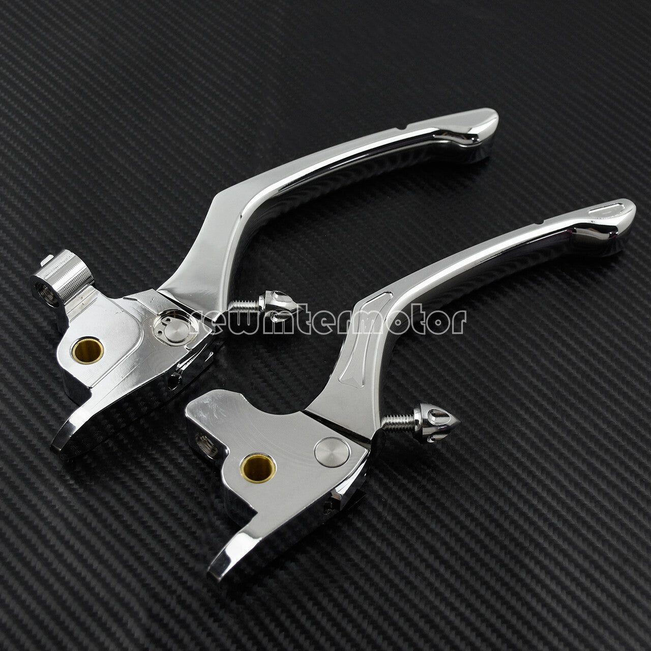 Chrome Brake Clutch Lever Fit for Harley Touring Road Glide 2017-2020 Trike 2019 Q