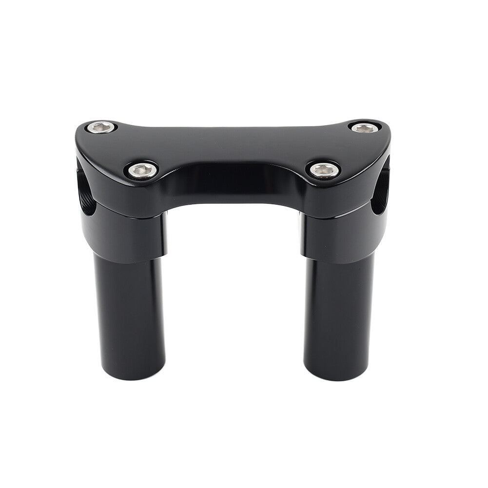 3.5 Straight Handlebar Riser  Top Clamp Black for Harley Dyna Tour Road