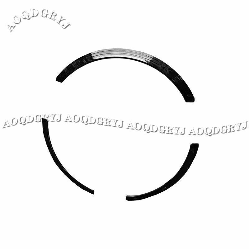 for TOYOTA PRADO FJ/LC150 2010-2021 black ABS Trunk Spare Tire Moulding Trim 3PC