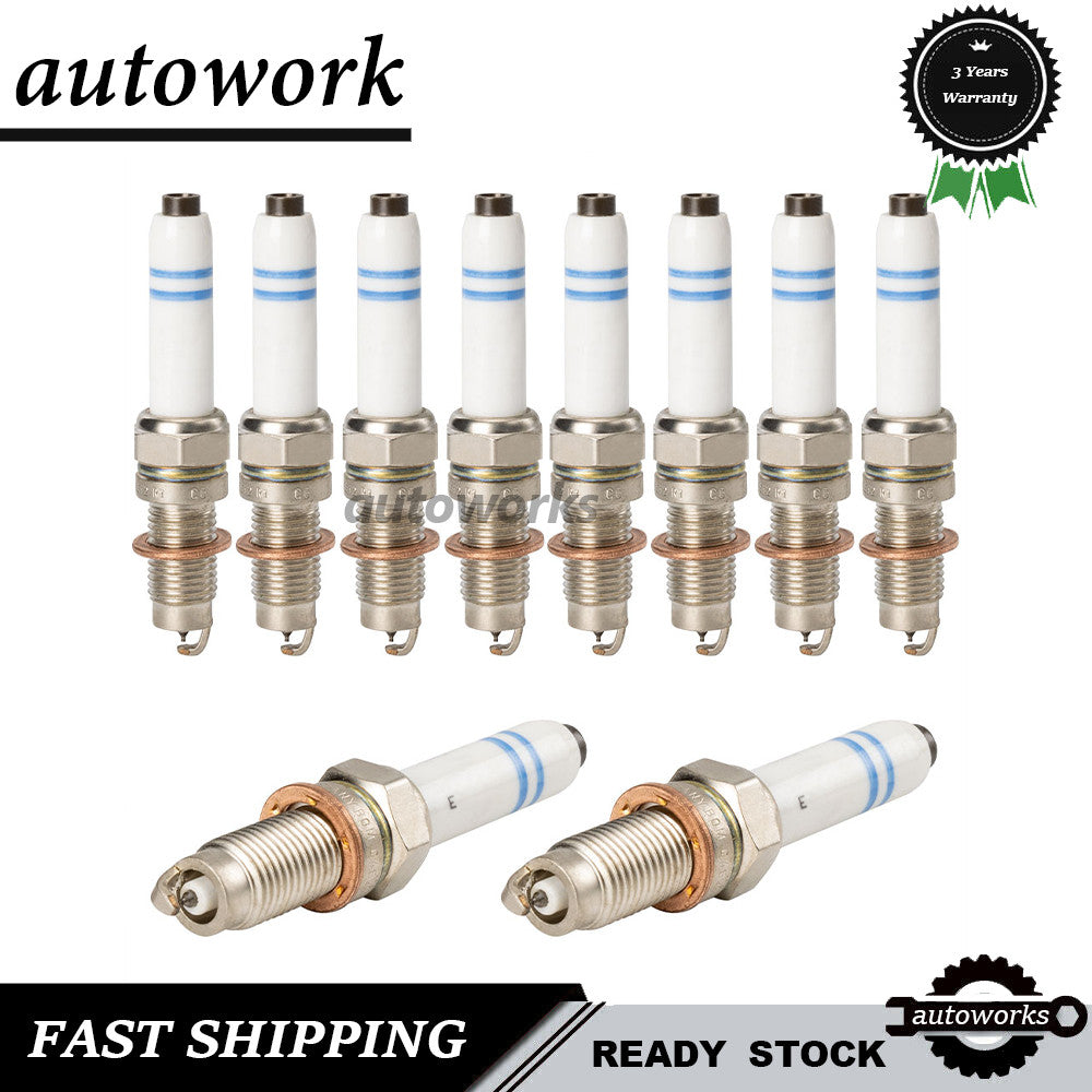 Set of 10 Pcs 04E905612 for New Spark plugs 8180 for AUDI A3 for VW for Jetta 1.4L