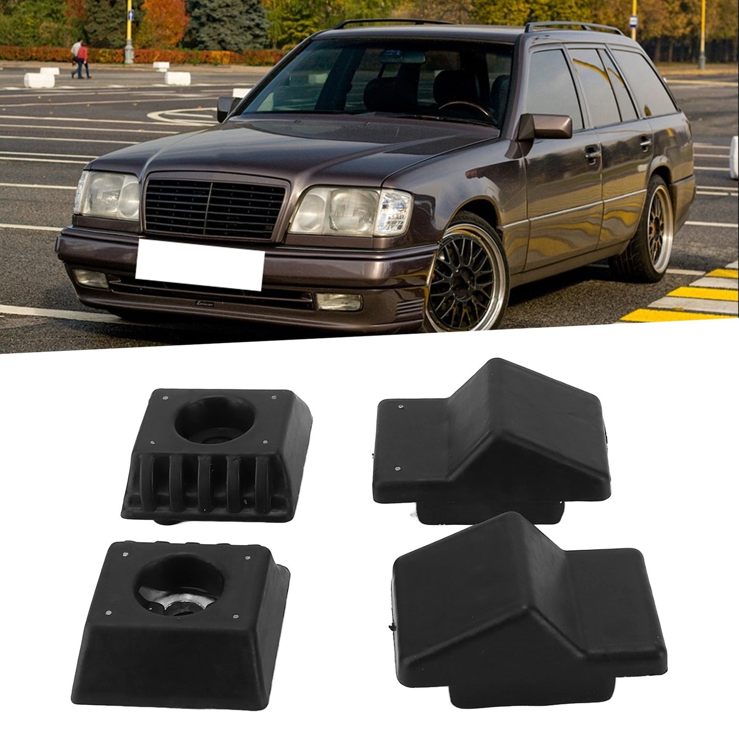 1247580044 Durable Rubber Metal Trunk Stop Damper For Auto Replacement For W124 Q