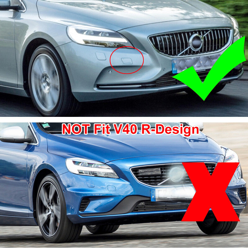 139814160 Black front bumper tow hook cover for Volvo V40 2012-2018 n