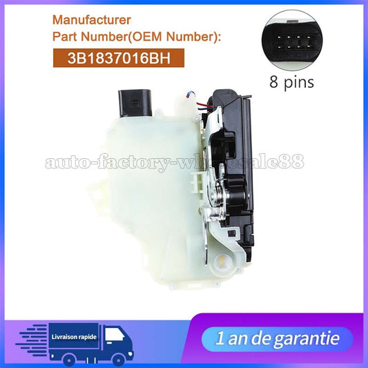 Serrure de porte avant droite pour for VW 3B1837016BH 3B1837016CF 3B1837016R Neuf n