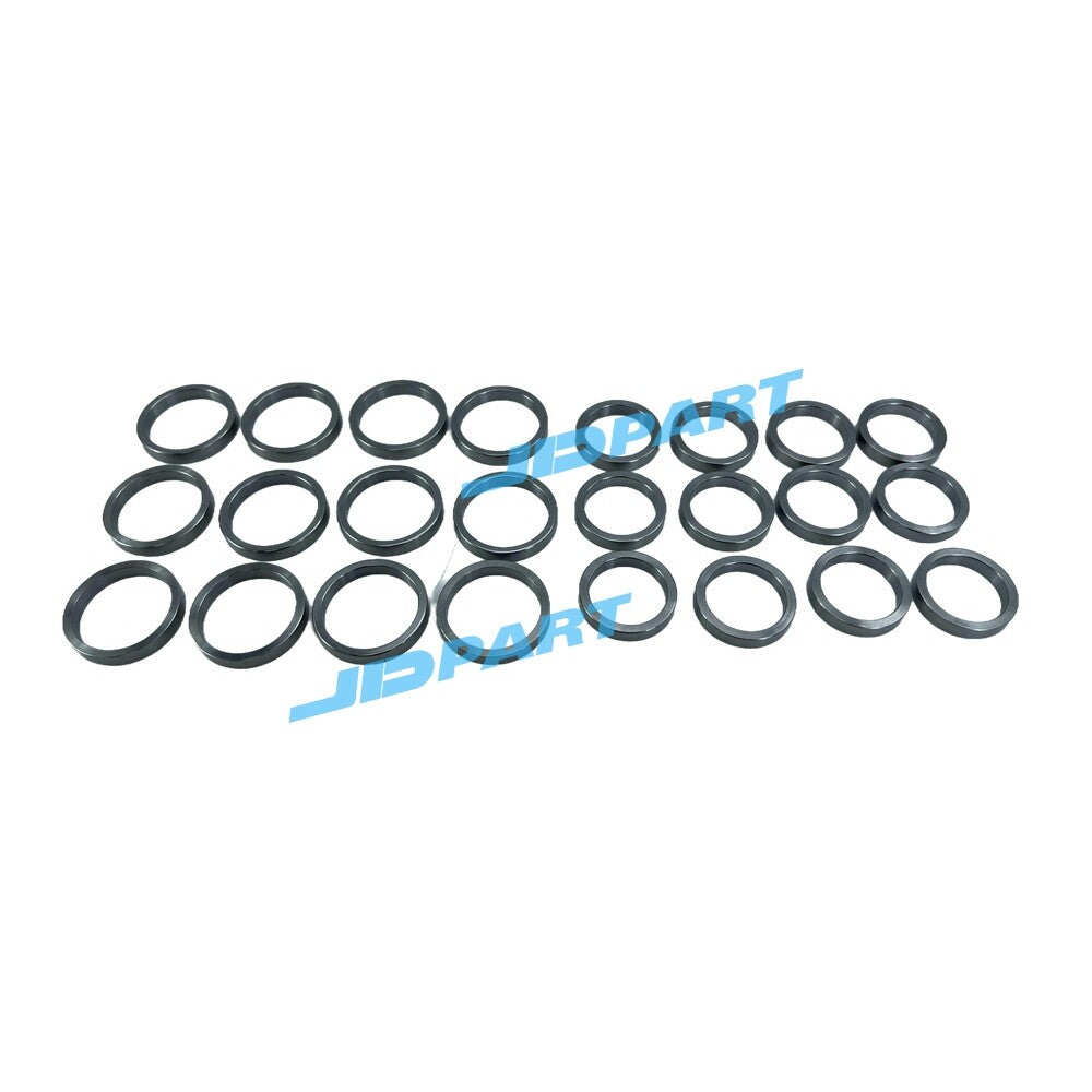 Premium 24-piece C6.4 intake and exhaust valve seats for Caterpillar engines.