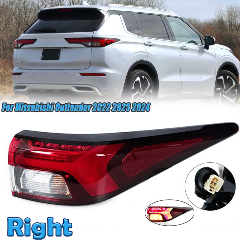Right Outside LED Tail Light Rear Brake Lamp for Mitsubishi Outlander 2022 2023