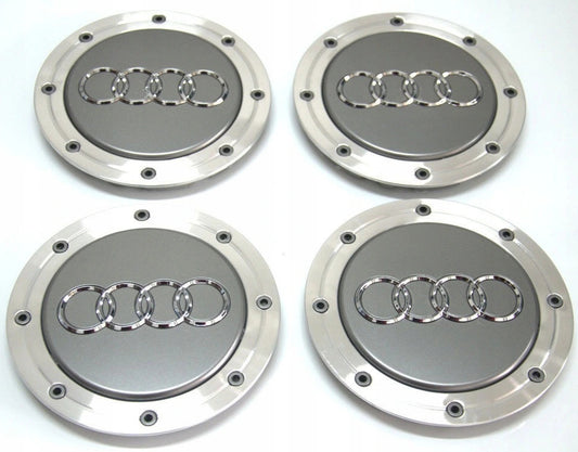 4 Piece Set of 66mm for Wheel Center Cap Hubcap Rim Cap Badge Chrome BB531A096RA- v