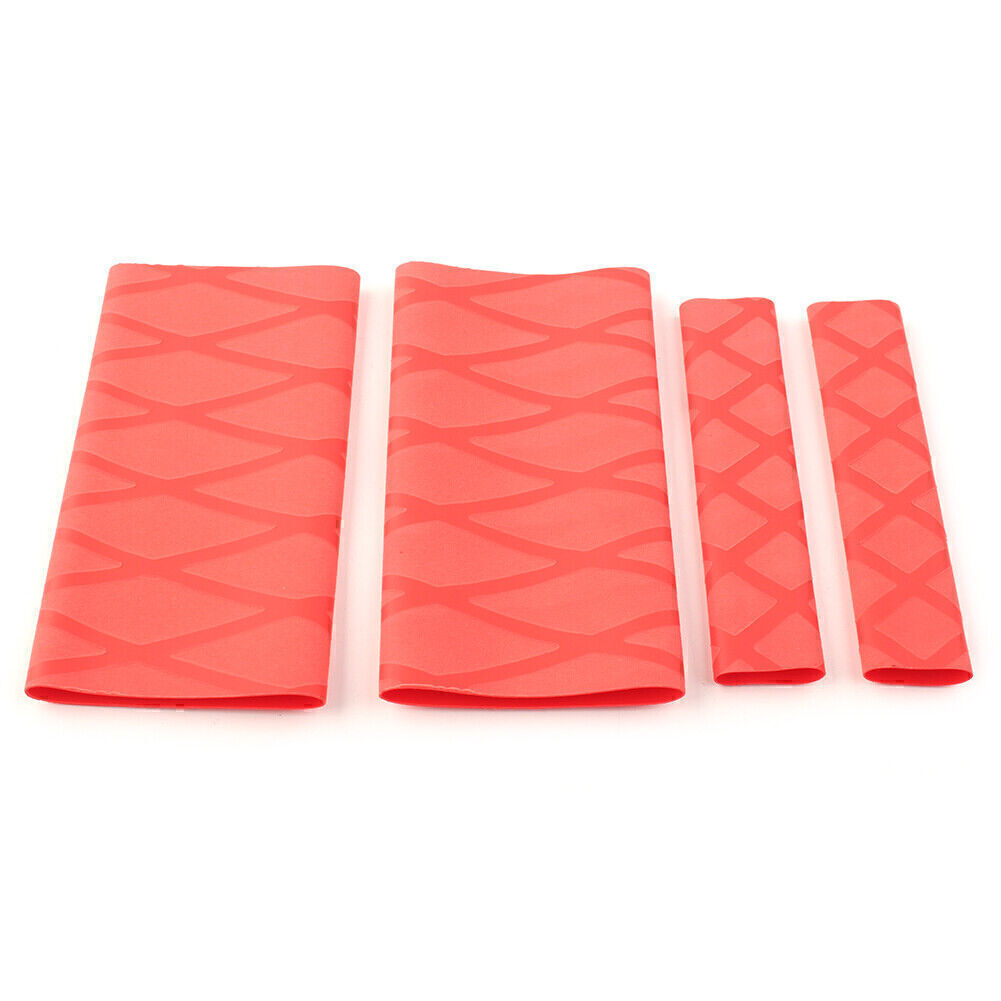 Non-Slip Handlebar Sleeve Heat Shrinkable Grip Cover Fit for BMW R1200GS R1250GS Red