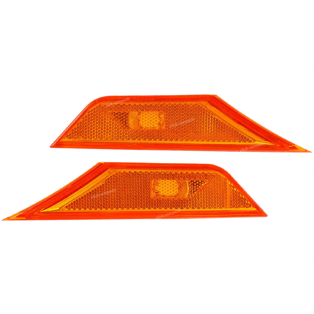2x For 16-22 for Honda for Civic Amber Lamp Side Marker Lights W/LED Bulb Left Right