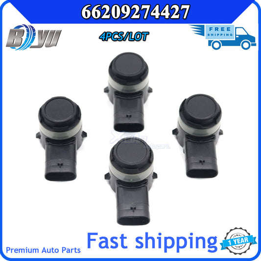 4-pack of brand new PDC parking sensors 66209274427 for X1 X4 X5 X6 i3 66202409650- v