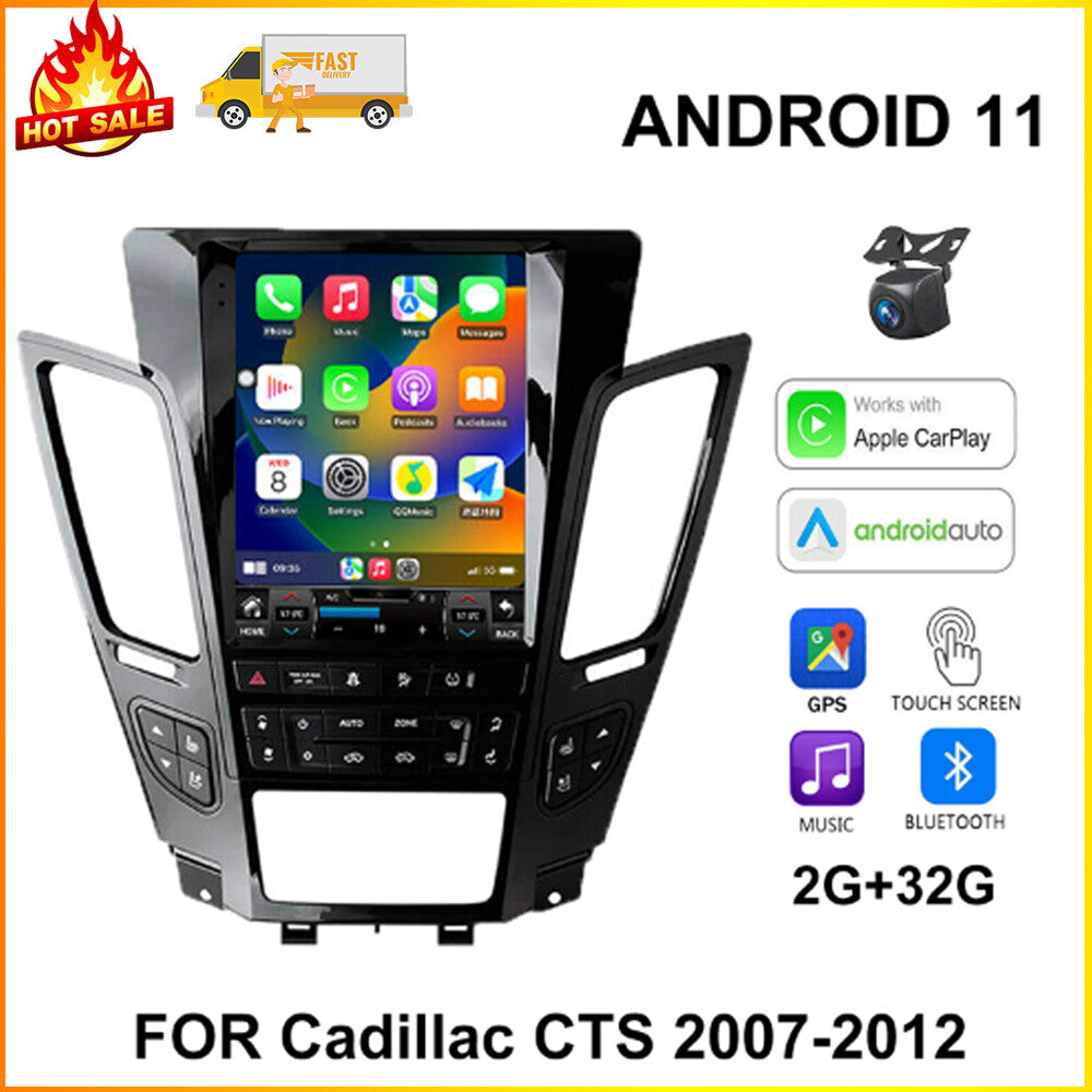 CarPlay radio multimedia player for Cadillac CTS 07-12 Android 11 GPS stereo