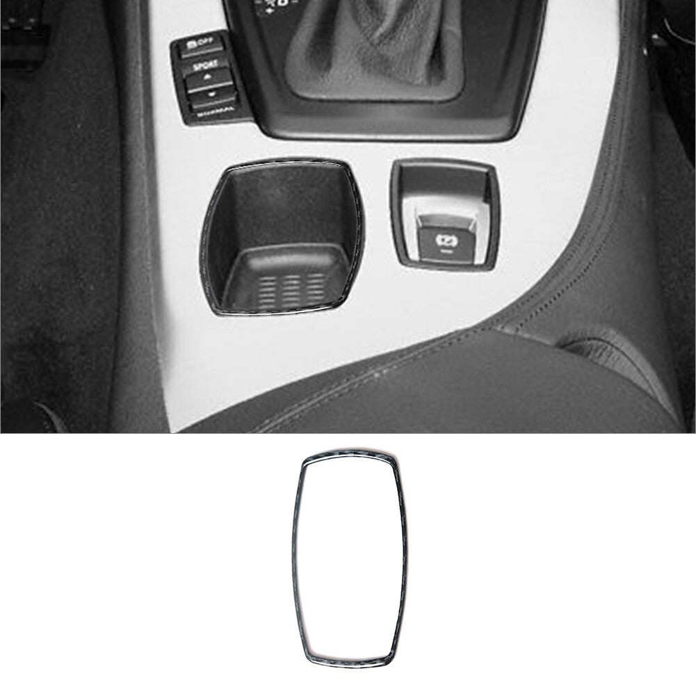 Carbon Fiber Inner Central Control Button Cover Trim For Explorer 2013-2019 v