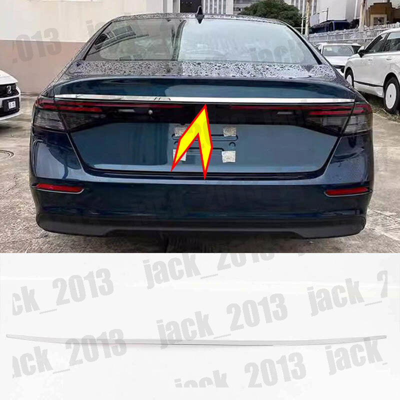 For 2023 2024 2025 for Honda Accord STAINLESS Car Rear Tailgate Trunk Lid Cover Trim