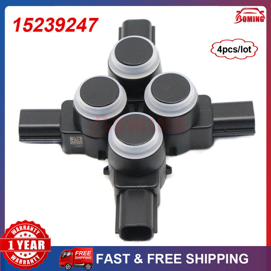 NEW 15239247 4X Backup Parking Bumper Park Assist Object Sensor for GMC Reverse Q