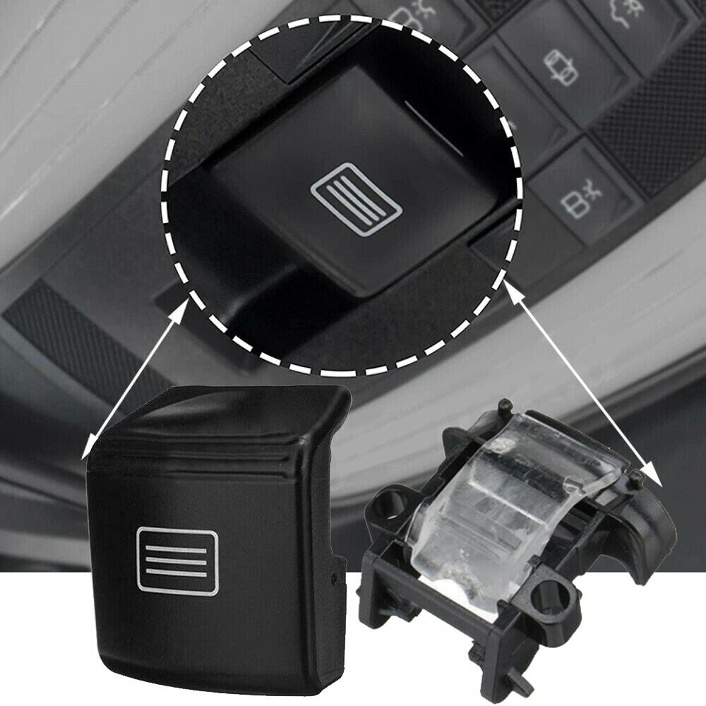 Black sunroof switch button for Mercedes W204 A207 W218 CE CLS class - n