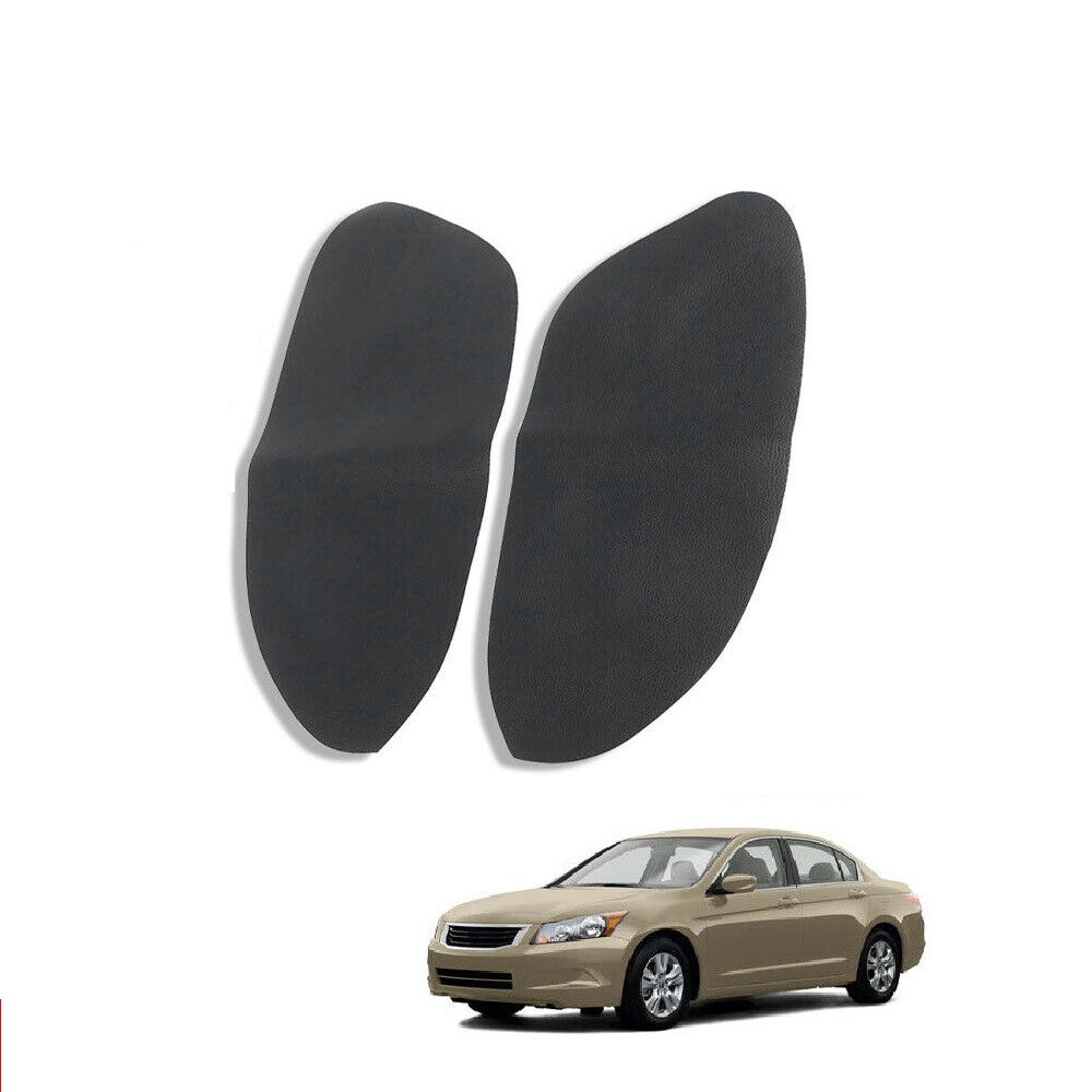 Two black polyurethane synthetic leather door armrests for 2008-2012 for Honda Accord sedans - 4-door - n