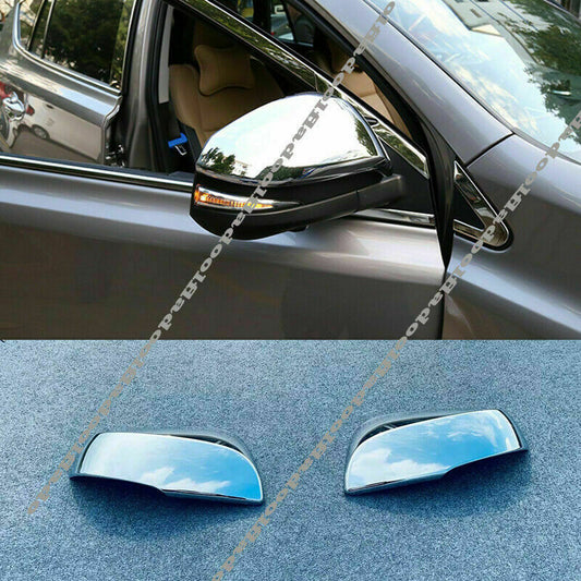 Chrome Rearview Side Door Mirror Cover Accessory for Toyota Highlander 2020-2023