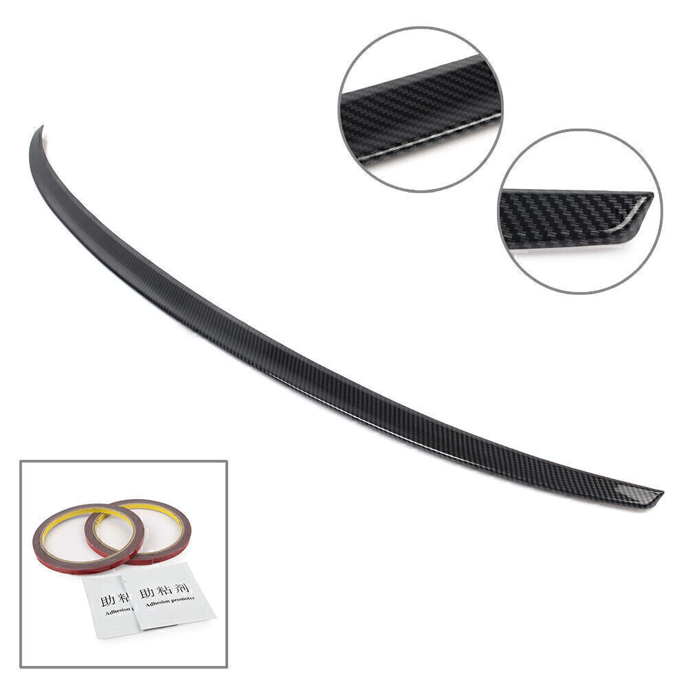 Carbon Fiber Car Tail Wing Rear Trunk Spoiler Trim For 2014-2019 2018 17 for Audi A3 Q