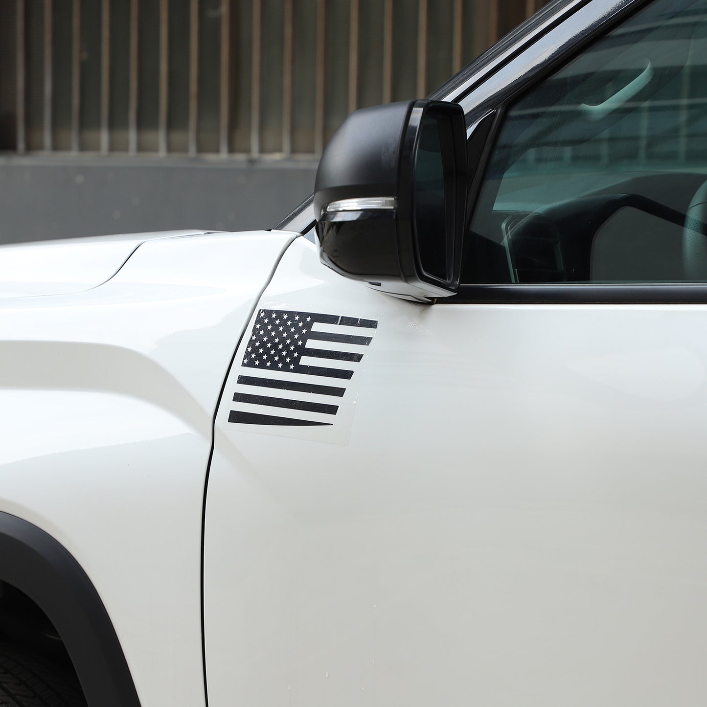 American flag side fender vent vinyl decal for Tundra 2022-2024 1 piece - n
