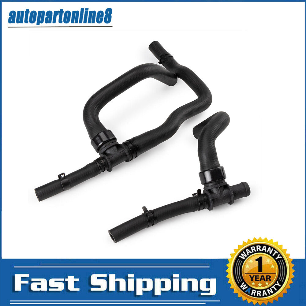 2-Pack 5058437AK Heater Hose Set and TEE Supply - Back for VVT for Dodge Journey 2.4L Q