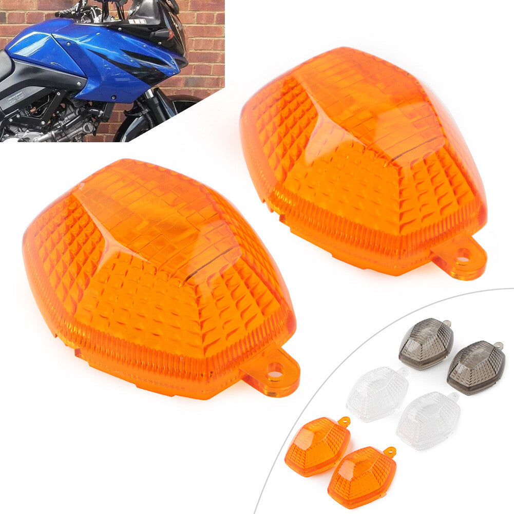 for Suzuki GSX DL 650 1250 600 Turn Signal Light Lens Indicator Lamp Cover Amber Q