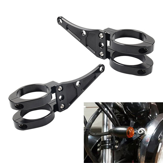 54MM Motorcycle Headlight Bracket Mount Clamp Fork Tube Holder for Harley