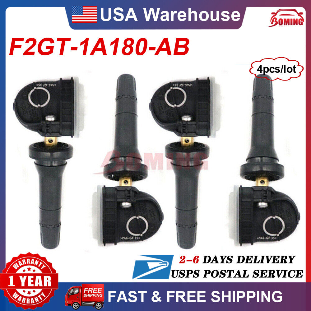 4PCS TPMS F2GT-1A180-AB TIRE PRESSURE SENSORS NEW for FORD EDGE for MUSTANG F-150 US