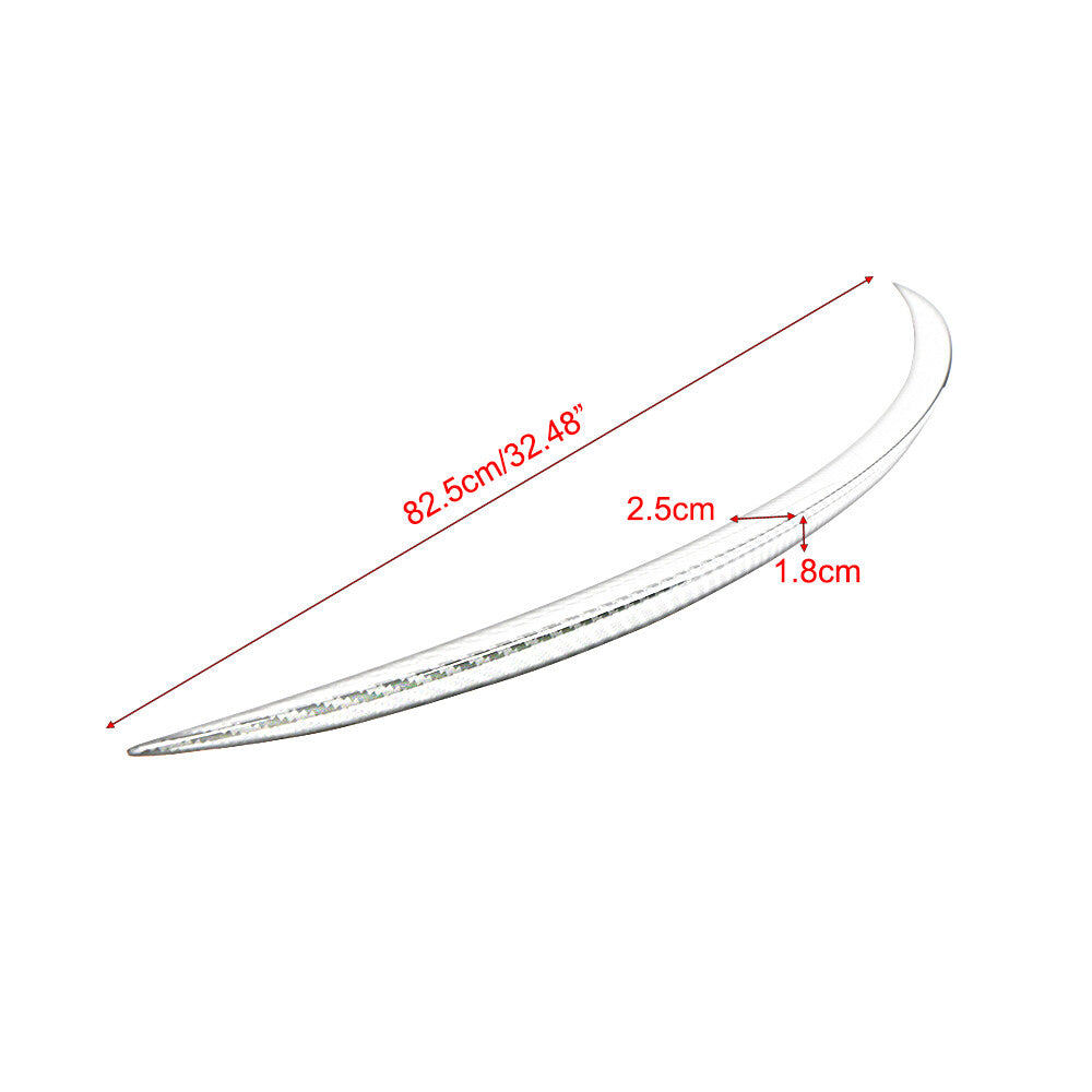 1 piece carbon fiber exterior trunk boiler cover waterproof wing suitable for Tesla Model 3