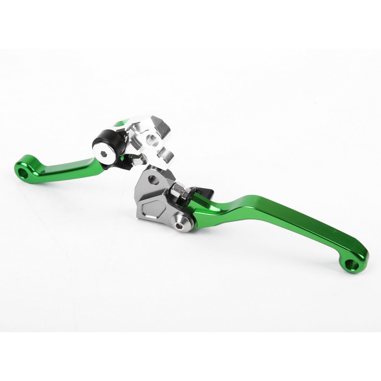 For Kawsaki KX100 2001-2020 / KX500 2004 Clutch Brake Levers CNC Pivot Green US