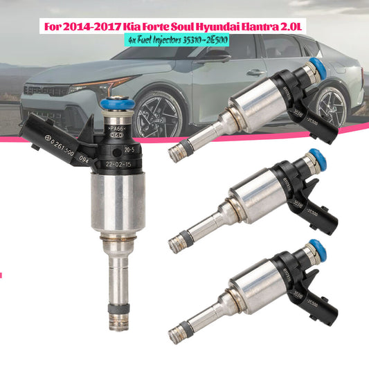 4x Fuel Injectors 35310-2E500 For 2014-2017 for Kia Forte Soul for Hyundai for Elantra 2.0L