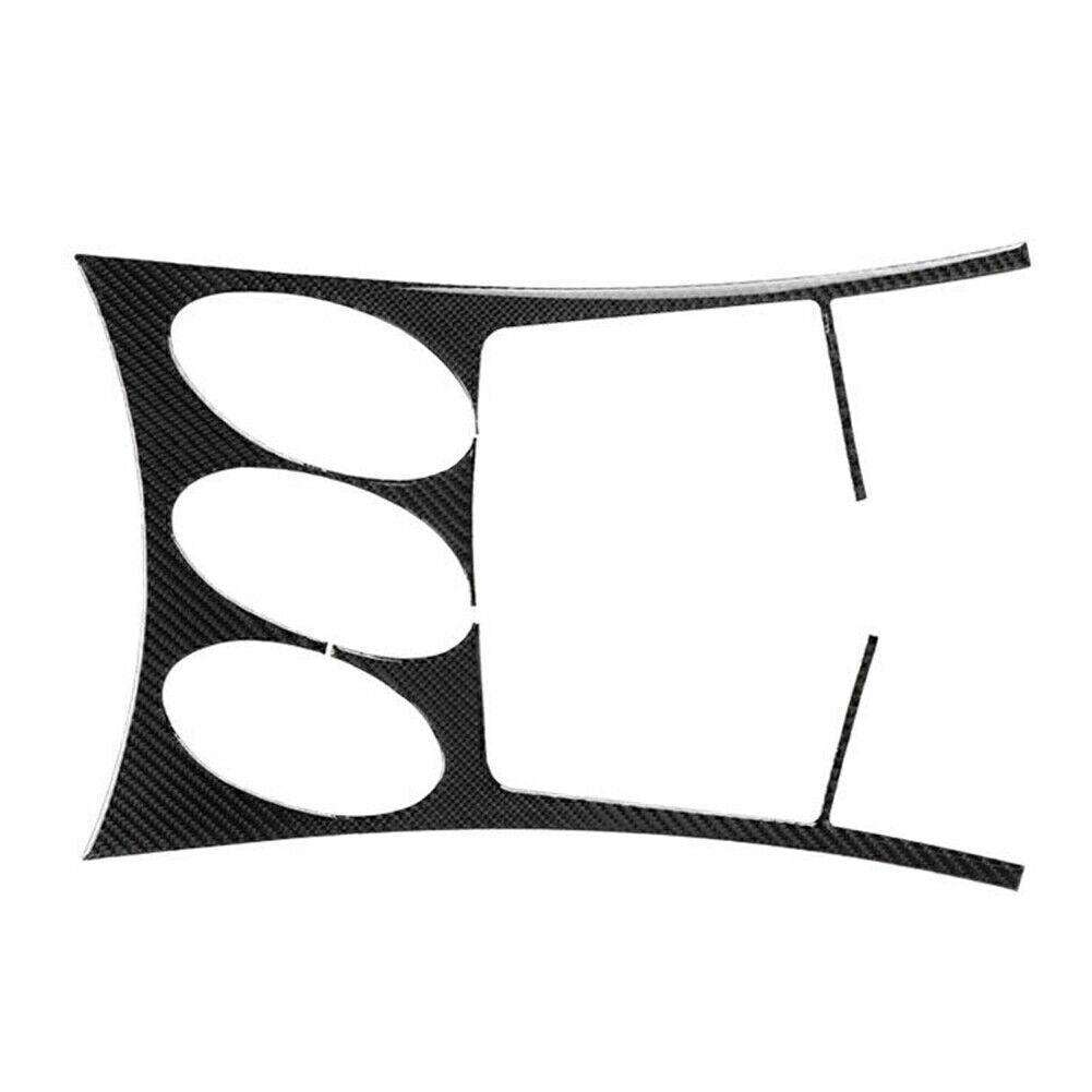 Interior AC Control Panel Cover Trim Carbon Fiber Fit for Nissan 350Z 2006-2009