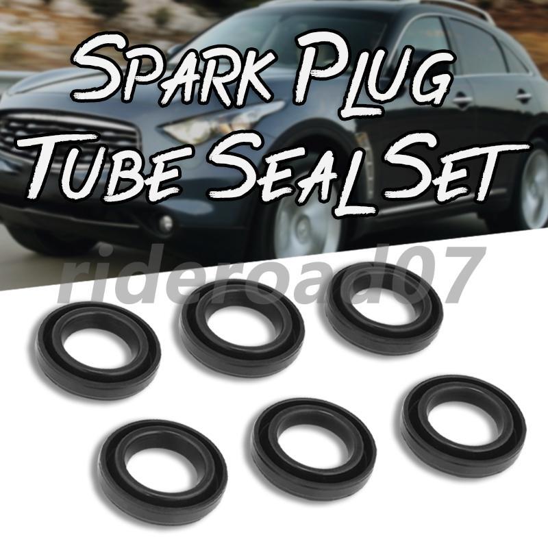Spark Plug Tube Seal Set Valve Cover for Infiniti QX4 G35 FX35 M35 I35 3.5L V6