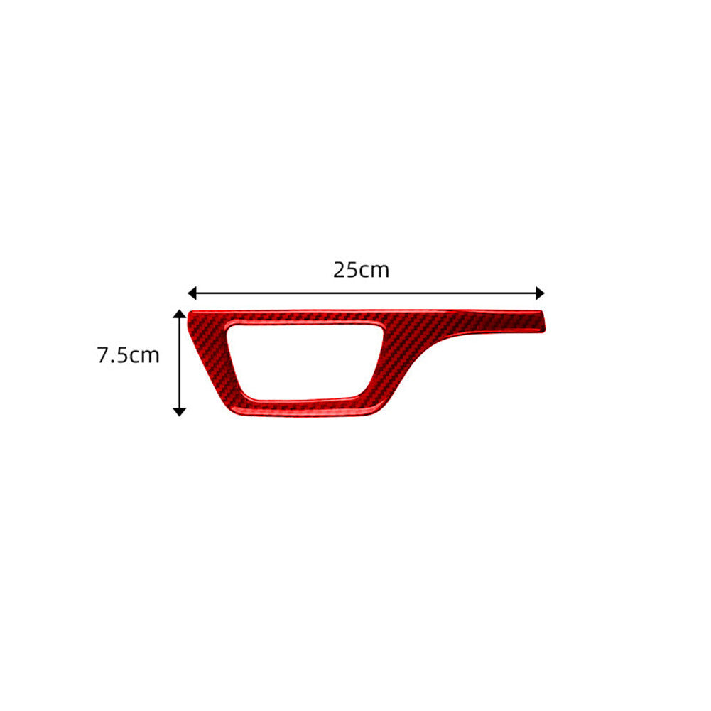 4Pcs Carbon Fiber Interior Side Air Vent Cover Trim for Mazda 3 Axela 2017-2018 v