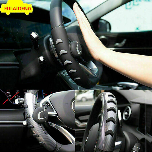 for Lexus NX RX CT for ES IS Carbon fiber Steering Wheel Cover Anti-slip Sleeve Trim