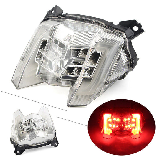 Motorcycle Rear Taillight Turn Signal Lamp for Yamaha MT-09 17-2020 Transparent
