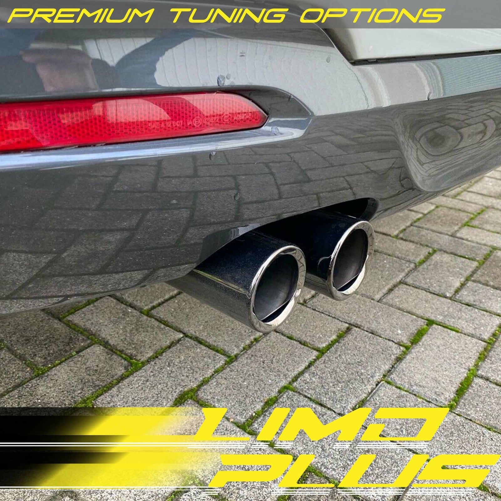2x Black Exhaust Tip Muffler Pipe for BMW 3 Series E90 E92 325i 328i bm78 Q