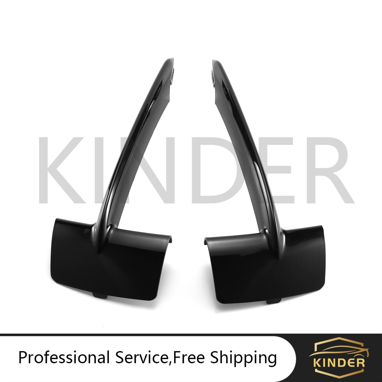 1 Pair Front Bumper Grille Trim Molding Fit for BMW for X5 F15 2014 2015 2016 2017