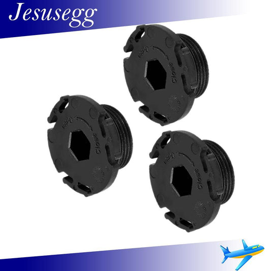 3 Pcs Engine Oil Drain Plugs for BMW E84 E89 F07N F10 F11 11137605018 Black Q